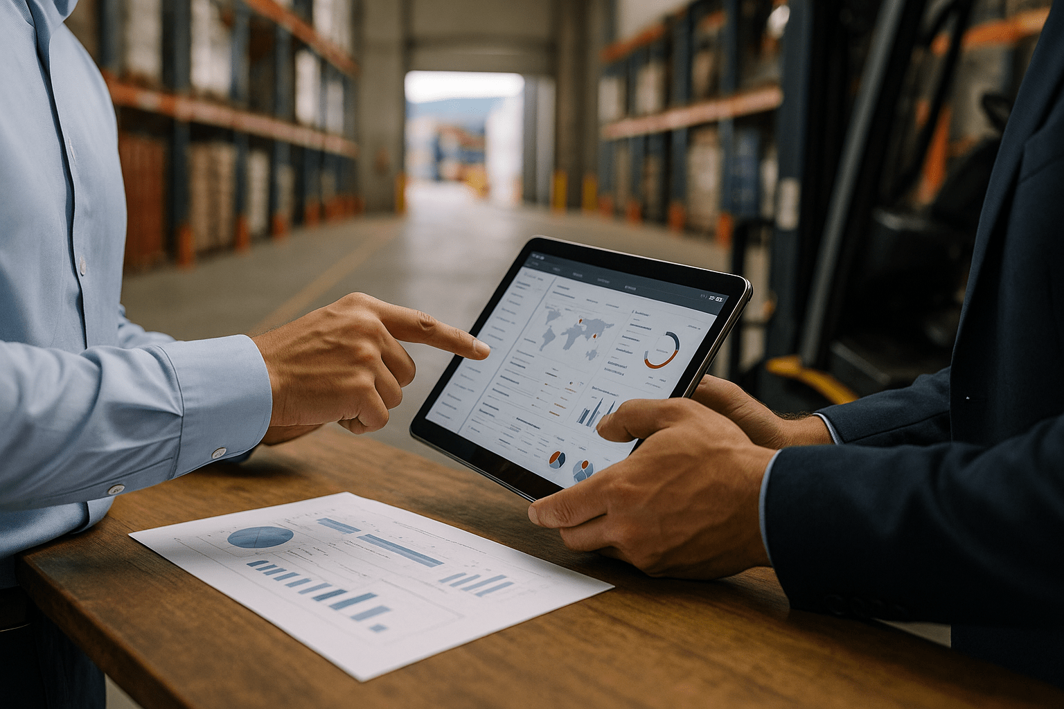 Our team working together