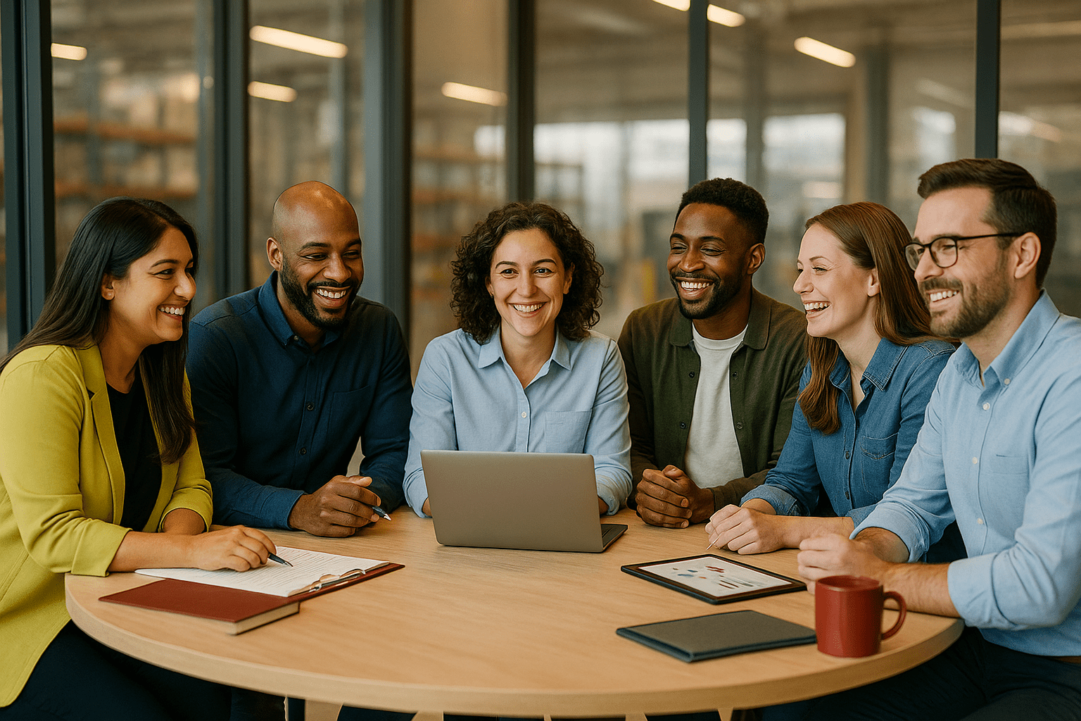 Team collaboration and workplace culture at Sinar Mitra Santosa